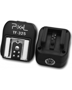 Blitsskoadapter med synkport for Sony til Canon - Pixel TF-325