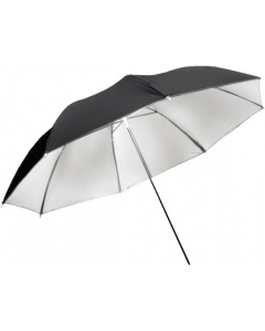 Paraply Reflektiv Hvit - 150 cm