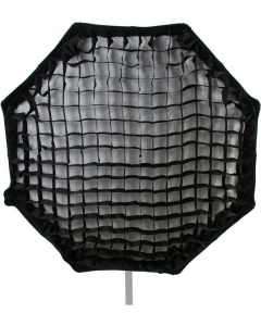 Octagonal Softboks med Raster - Hurtig - 110 cm