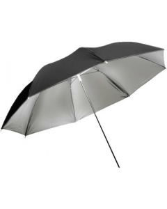 Paraply Reflektiv Sølv - Sammenleggbar - 75 cm