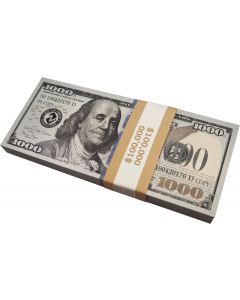 Falske pengesedler - USD - $1000 - Nytt utseende