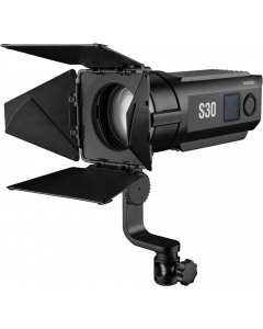 Studiolampe med tilbehør - LED - Godox S30 Spotlight