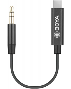 Mikrofonadapter - TRS til USB-C - Boya BY-K2