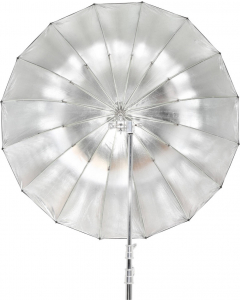 Paraply Reflektiv Sølv - Parabolsk - 130 cm - Godox UB-130S