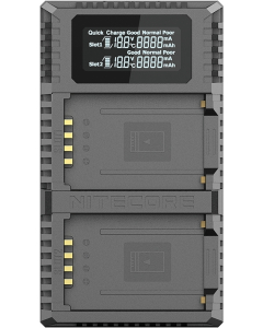 Batterilader til Fujifilm - USB - Nitecore FX2 Pro