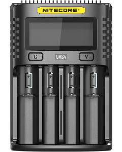 Batterilader - USB - 3000mA - Nitecore UMS4