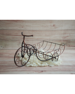 Sykkel til nyfødtfotografering - Brun