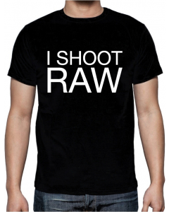 T-skjorte - I Shoot Raw - XXLarge