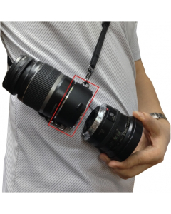 Objektivholder med reim - Til Nikon