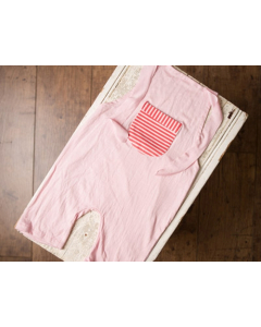 Buksedress til nyfødtfotografering - Blush rosa